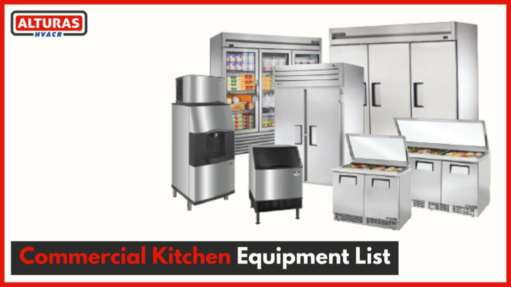 Commercial Kitchen Equipment List