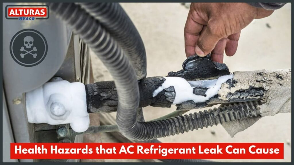 Health Dangers That AC Refrigerant Leaks Can Cause