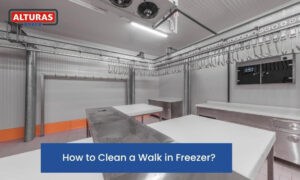 how to clean a walk in freezer