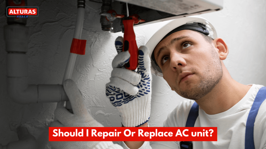 repair or replace AC unit