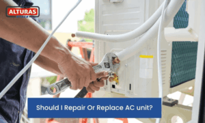 repair or replace AC unit